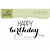 Lesia Zgharda Design Stamp HAPPY BIRTHDAY