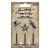 Tim Holtz Idea-Ology Metal Adornments 3/Pkg Figure Stands