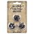 Tim Holtz Idea-Ology Metal Large Fasteners Antique Silver, Copper & Brass