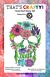 That's Crafty! Clearstamp A5 - Floral Skull 10851      