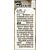 Tim Holtz Layered Stencil 4.125"X8.5" Script -Layered