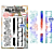 AALL & Create Through the Lens A6 Stamp Sets Circles & Strokes (AALL-TP-1335)