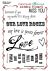 Unmounted Rubber Stamp Words Of Love