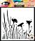 Visible Image Wildflowers 6x6 Inch Stencil (VIS-WFL-02)