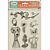 Stamperia Furry Friends Clear Stamp Dog, Cat and Flowers (WTK228)