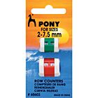 Pony 60603 Toerentellers 2,0 t/m 7,5 mm - 2 stuks