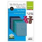 Vilt lapjes 1mm A4 5x2 stuks kit 3