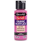 DecoArt SoSoft Fabric Acrylics 59ml Textielverf Fuchsia