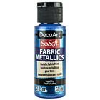 DecoArt SoSoft Fabric Metallics 59ml Textielverf apphire