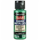 DecoArt SoSoft Fabric Metallics 59ml Textielverf Emerald