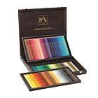 CARAN D'ACHE SUPRACOLOR AQUARELPOTLODEN HOUTEN KOFFER 80 STUKS