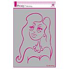 Julia Woning Stencil Classy lady