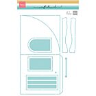 Marianne Design Craft stencils, A4 Create a room by Marleen