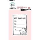 CCL Clear Stamp Artist trading cards Essentials nr. 882