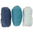 CC Carded Wool, blue harmony, 3x10 g
