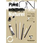 Clairefontaine PaintOn glued pad A4 30sh 250g natural