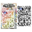 AALL & Create Scribble Away A6 Stamp Sets Word Frenzy by Autour De Mwa & Co (AALL-TP-1330)