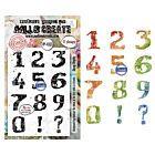 AALL & Create Scribble Away A6 Stamp Sets Dizzy Digits by Autour De Mwa & Co (AALL-TP-1333)