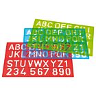 sjablonen Westcott letters en cijfers assortie kleuren