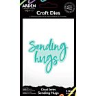 Arden Creative Sentiment Cloud Series Craft Die Set Sending Hugs (ACSCD0031)