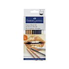 potloodset Faber-Castell classic 6 delig: 1x Goldfaber grafiet