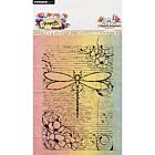 HE Clear Stamp Dragonfly background Dragonfly Dreams nr. 907