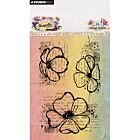 HE Clear Stamp Grungy flowers Dragonfly Dreams nr. 908