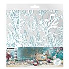 Jenine's Tide of Hope Acetate Sheets White & Retro Cyan (JMA-TH-ACS21)