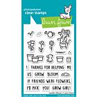 Lawn Fawn 3x4 clear stamp set garden mouse