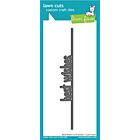 Lawn Fawn dies best wishes line border