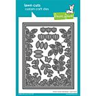 Lawn Fawn dies flower garden backdrop