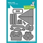 Lawn Fawn dies tiny gift box lizard and snake add-on