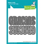 Lawn Fawn dies giant outlined gracias