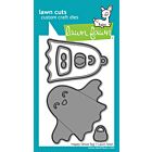 Lawn Fawn stand-alone die happy ghost tag