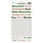 Mintay Academia 6x12 Inch Paper Stickers Words