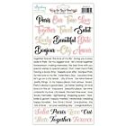 Mintay See You In Paris 6x12 Inch Paper Stickers Words 