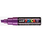 Marker met schuin afgeslepen punt large Paars