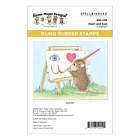 House-Mouse Heart and Soul Cling Rubber Stamps Heart and Soul (RSC-065)