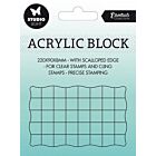 Studio Light blok voor clearstempel 50x80mm - 8mm 50x80x8mm