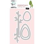 Studio Light Cutting Die Trees Essentials nr.778 CCL-ES-CD778 137x115x1mm
