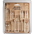 Tim Holtz Idea-Ology Corked Glass Vials 9/Pkg